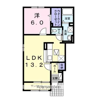 ドルフ【1階】の間取り