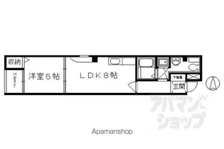 MORE河原町【503号室】の間取り