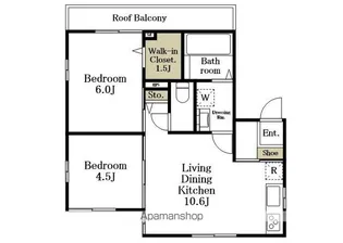 ルーチェ中根【301号室】の間取り