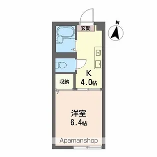 アメニティ土居 B棟【1階】の間取り