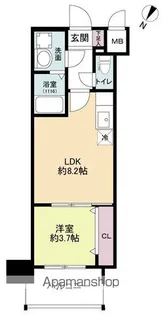 modern palazzo 天神北II【9階】の間取り