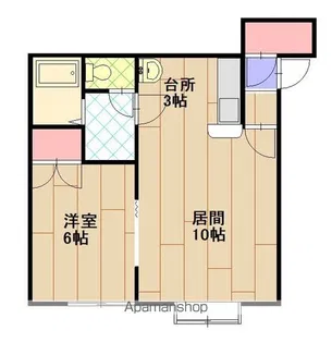 アリアンナ【203号室】の間取り