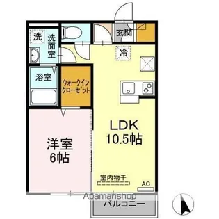 香川県高松市木太町【アパート】の間取り