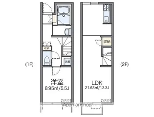 レオネクスト高芝【102号室】の間取り