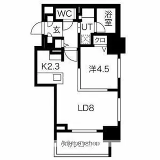 ブランズ札幌南7条【7階】の間取り