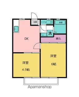 コーポラスサニー【B103号室】の間取り
