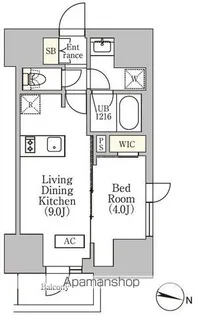 イプセ渋谷本町【2階】の間取り
