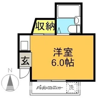 ハイツ寿【105号室】の間取り
