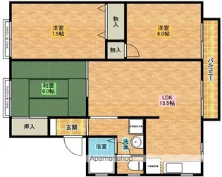 セジュール寺田【2階】の間取り