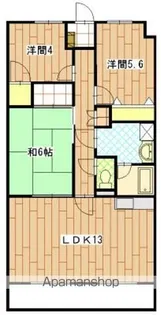 オアシスKOSAI【1階】の間取り