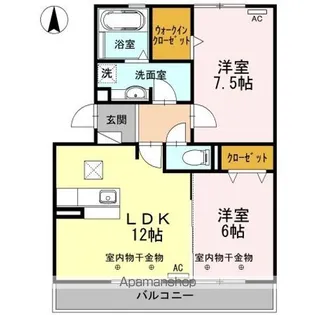 PREMIER VIOLET【1階】の間取り