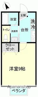 コーポ四倉【1階】の間取り