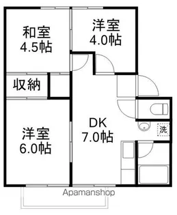 サンパーラハイツ【105号室】の間取り