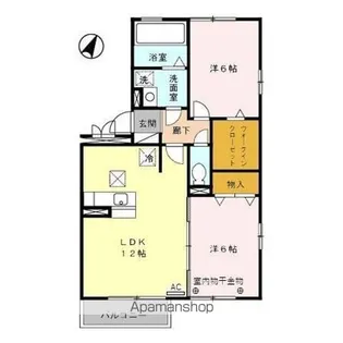 コータ・コートK B【1階】の間取り