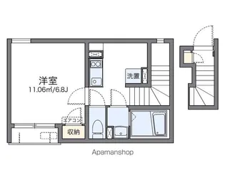 レオネクストひらかた【2階】の間取り