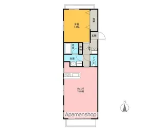 ライトクロト半田【305号室】の間取り