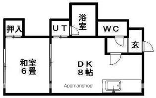 パレスエイト【3階】の間取り