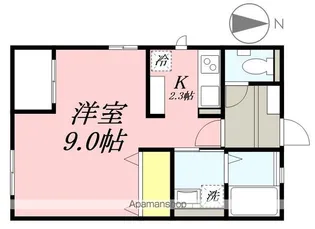 ゆずハイム【2階】の間取り
