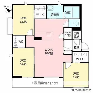 CASA VIA SOLE【2階】の間取り