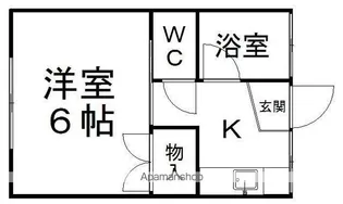 ひかりコーポ【102号室】の間取り