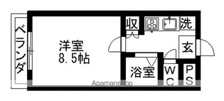 エクセルコジマⅡ【2階】の間取り