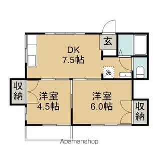 ピアユウ【201号室】の間取り