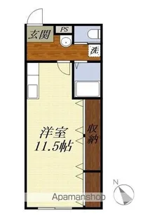 ウエダハイツ【1階】の間取り