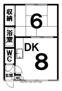 ワインハイツ【102号室】の間取り