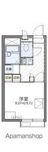 レオパレスKウイング【207号室】の間取り