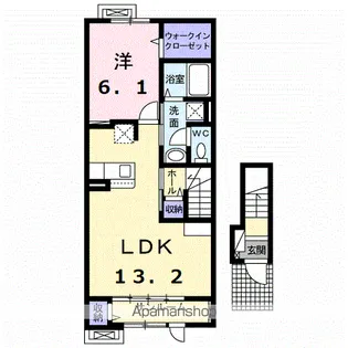 リヴァージュ K【2階】の間取り
