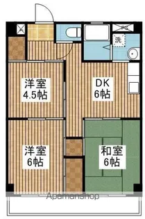 レジデンスレイクサイド【5階】の間取り