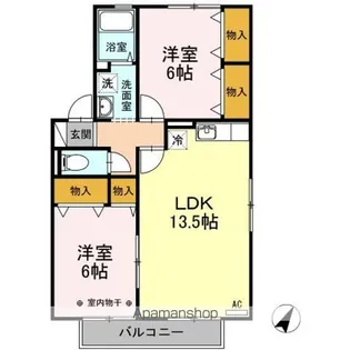 アネストITO【1階】の間取り