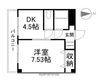 プラーナ富町【3階】の間取り