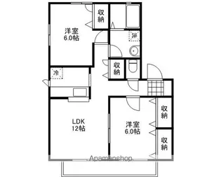 さにぃてらす’03参番館【101号室】の間取り
