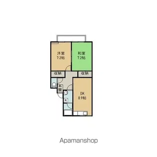 エクセレンス一番館【202号室】の間取り