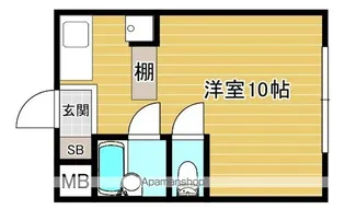 クレセント久津川【2階】の間取り