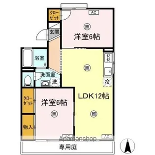 ハイツプロミネンス【1階】の間取り