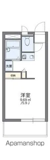 レオパレス千日一丁目【3階】の間取り