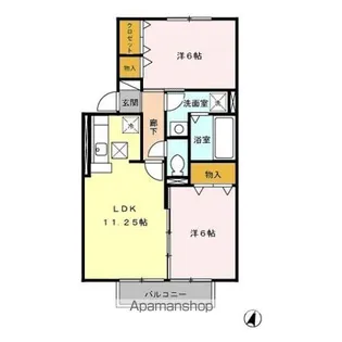 コンフォール【1階】の間取り