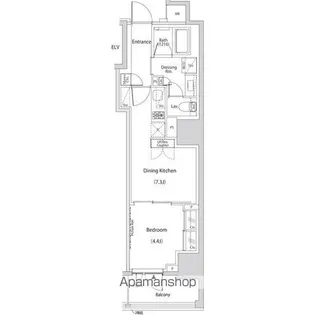 ザ・パークハビオ新中野【3階】の間取り