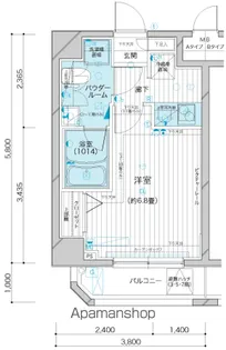 メインステージ西荻窪駅前【10階】の間取り