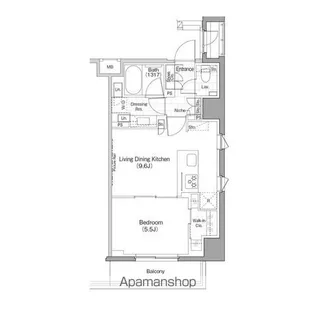 東京都新宿区早稲田町【マンション】の間取り