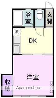 コーポウチダ【202号室】の間取り