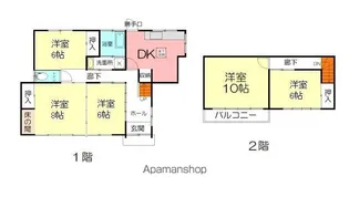 群馬県太田市高林西町【一戸建】の間取り