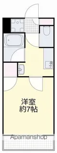SOLEIL LEVANT浜【205号室】の間取り