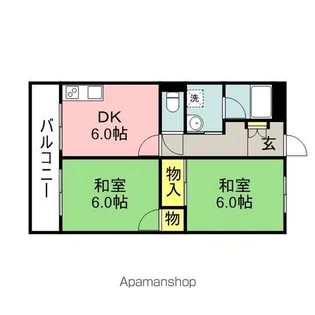 第3ハイツ香綾【2階】の間取り