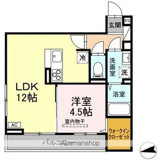 DーROOM富竹新田【2階】の間取り