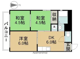 P.M小池【3階】の間取り