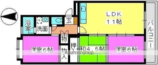 エルデ塩浜【4階】の間取り