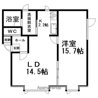 アルファⅤ【2階】の間取り
